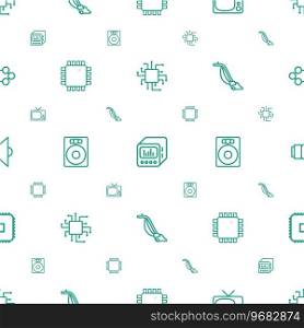 Electrical icons pattern seamless white background