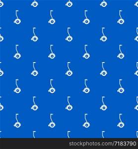 Electrical self balancing scooter pattern repeat seamless in blue color for any design. Vector geometric illustration. Electrical self balancing scooter pattern seamless blue