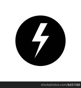 electrical voltage icon logo vector design