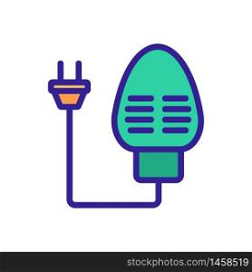 electrically heated outsole icon vector. electrically heated outsole sign. color symbol illustration. electrically heated outsole icon vector outline illustration