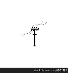electricity logo flow icon