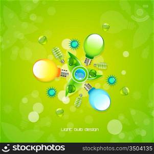 Electricity nature concept background