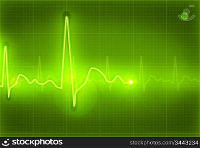 Electrocardiogram, eps10