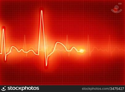 Electrocardiogram, eps10