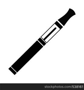 Electronic cigarette icon in simple style on a white background. Electronic cigarette icon, simple style