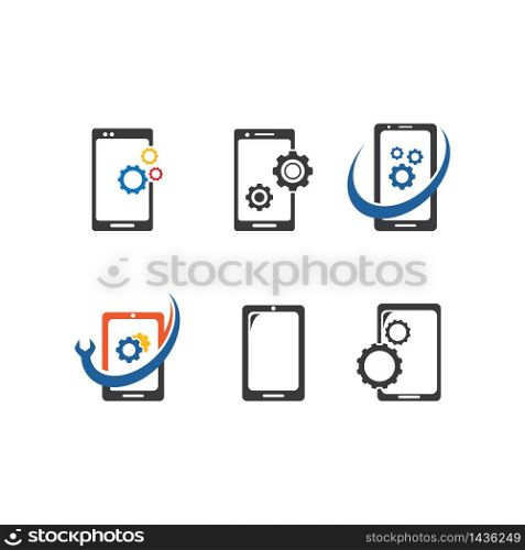 Electronic Gadget service logo vector design