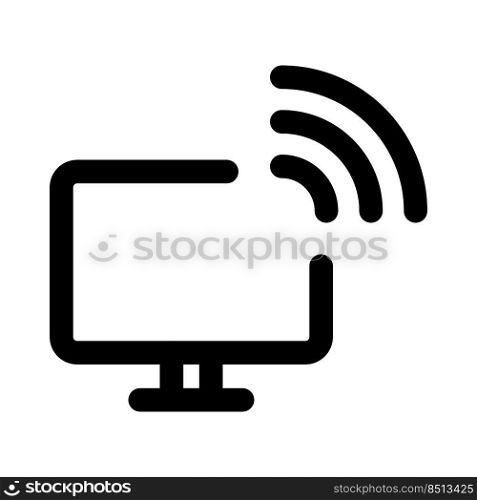Electronic gadget with wireless internet connection.
