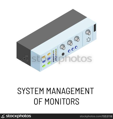 Electronic portable device system management of monitors isolated object vector connectors and slots administration of distributed system modern technology regulators and buttons panel electronics. System management of monitors isolated electronic portable device