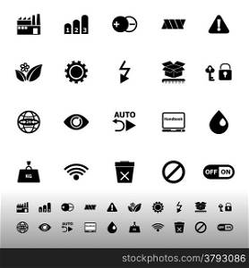 Electronic sign icons on white background, stock vector