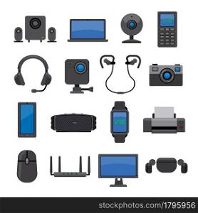 electronics devices icons