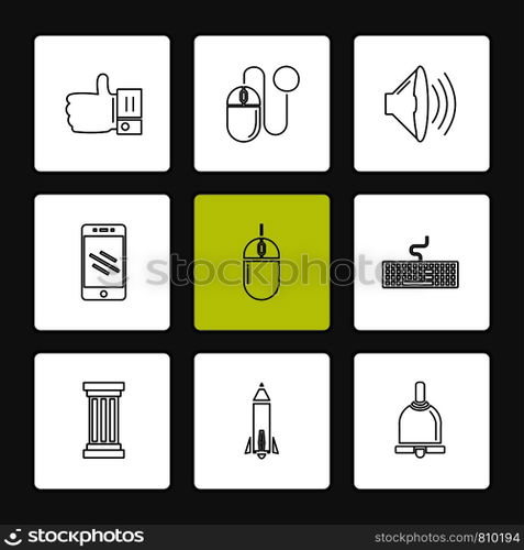 electronics , technology , study , education , science , computer , laptop , graph , bulb, camera , target , cd , video , media , icon, vector, design, flat, collection, style, creative, icons