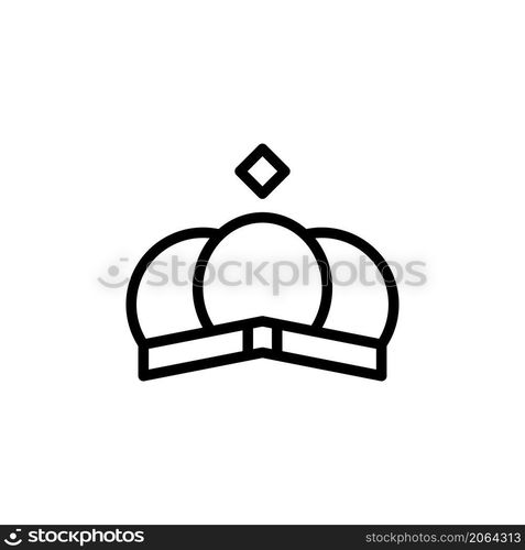 elegance crown logo line style