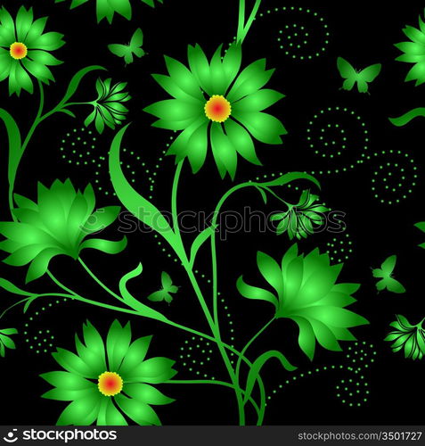 Elegance Seamless color pattern on background, vector illustration