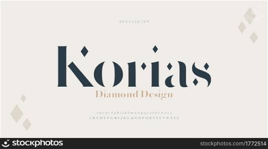Elegant alphabet letters serif font and number. Luxury Classic Lettering Minimal Fashion. Typography fonts regular uppercase, lowercase and numbers. vector illustration