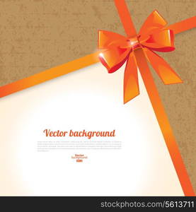 Elegant background with bow