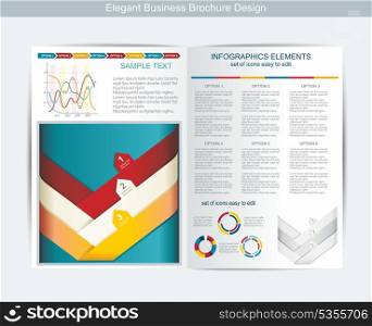 elegant business brochure design