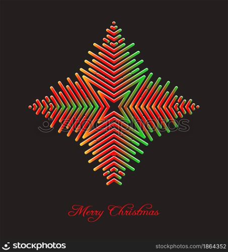 Elegant christmas background with abstract snowflake embellishment foe creative design. Elegant christmas background with abstract snowflake embellishment