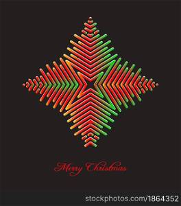 Elegant christmas background with abstract snowflake embellishment foe creative design. Elegant christmas background with abstract snowflake embellishment