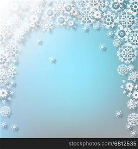 Elegant Christmas background with snowflakes. EPS 10 vector. Elegant Christmas with snowflakes. EPS 10