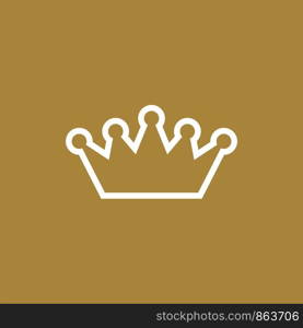 Elegant Crown Logo Template Illustration Design. Vector EPS 10.