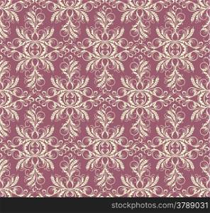 Elegant decorative floral seamless pattern ideally for wallpaper
