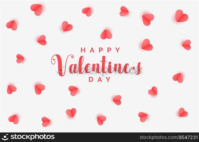 elegant hearts pattern valentines day background