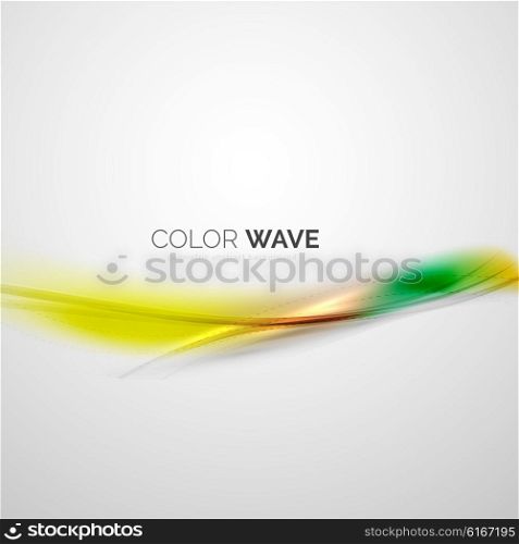 Elegant light smooth wave. Elegant light smooth vector wave