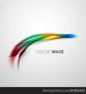 Elegant light smooth wave. Elegant light smooth vector wave