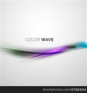 Elegant light smooth wave. Elegant light smooth vector wave