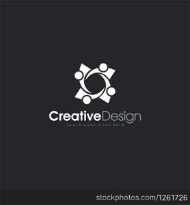Elegant Logo People Abstract Logo creative monogram Creative