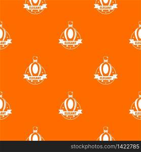 Elegant perfume pattern vector orange for any web design best. Elegant perfume pattern vector orange