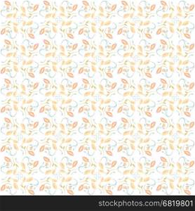 Elegant seamless pattern with flowers, background vector illustration