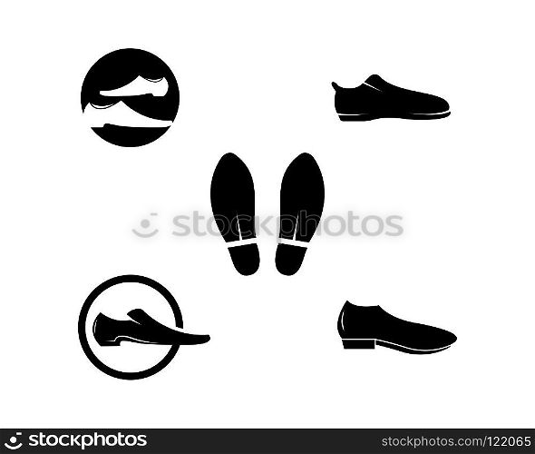 Elegant shoe icon vector illustration design template