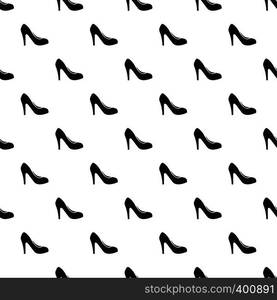 Elegant women high heel shoe pattern. Simple illustration of elegant women high heel shoe vector pattern for web. Elegant women high heel shoe pattern, simple style