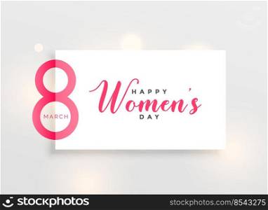 elegant women’s day greeting design background
