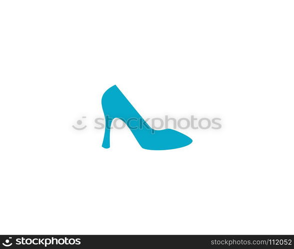 Elegant women shoe icon vector illustration