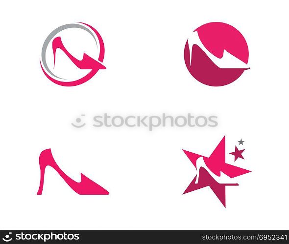 Elegant women shoe icon vector illustration design