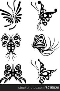 Element for design, butterfly