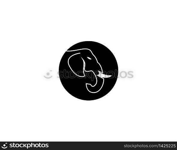 Elephant head vector illustration