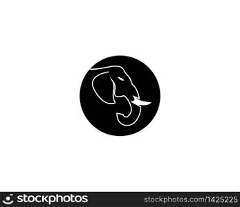 Elephant head vector illustration