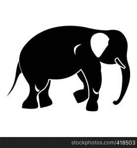 Elephant icon. Simple illustration of elephant vector icon for web. Elephant icon, simple style