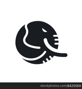 elephant icon vector concept design template web