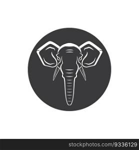 ELEPHANT ICON VECTOR ILLUSTRATION SYMBOL DESIGN