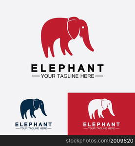 Elephant Logo Vector Illustrator Design Template