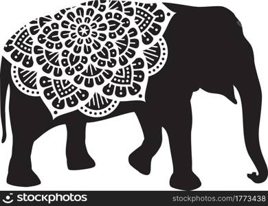 elephant mandala design