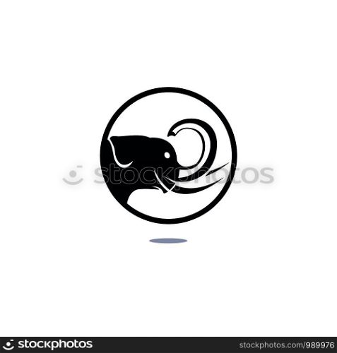 Elephant vector logo design. Creative elephant abstract logo design.