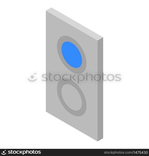 Elevator buttons icon. Isometric of elevator buttons vector icon for web design isolated on white background. Elevator buttons icon, isometric style