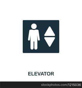 Elevator creative icon. Simple element illustration. Elevator concept symbol design from real estate collection. Can be used for web, mobile and print. web design, apps, software, print. Elevator creative icon. Simple element illustration. Elevator concept symbol design from real estate collection. Can be used for web, mobile and print. web design, apps, software, print.
