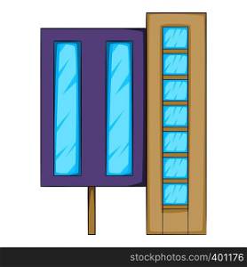 Elevator icon. Cartoon illustration of elevator vector icon for web. Elevator icon, cartoon style