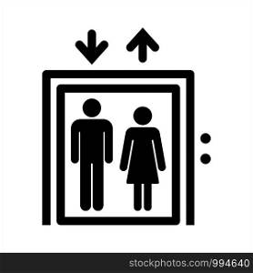 Elevator icon. vector illustration
